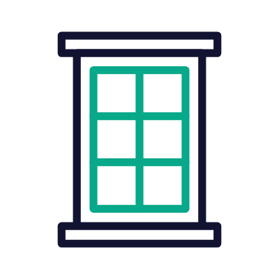 Open window, Animated Icon, Outline