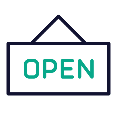 Closed & open, Animated Icon, Outline
