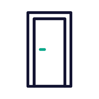 Door, Animated Icon, Outline