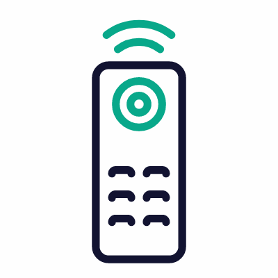 Remote control, Animated Icon, Outline