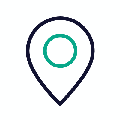 Location pin, Animated Icon, Outline
