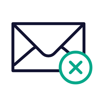 Mail error, Animated Icon, Outline