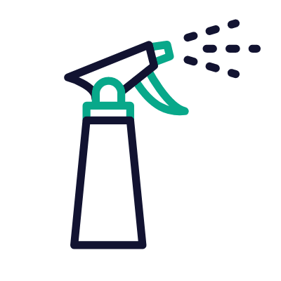 Watering sprayer, Animated Icon, Outline