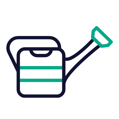 Watering can, Animated Icon, Outline