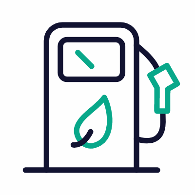 Bio fuel, Animated Icon, Outline