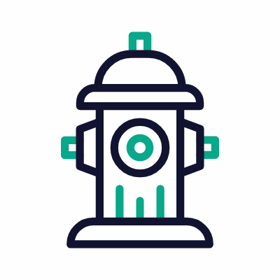 Fire hydrant, Animated Icon, Outline