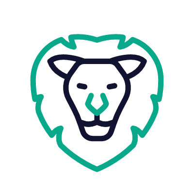Lion head, Animated Icon, Outline