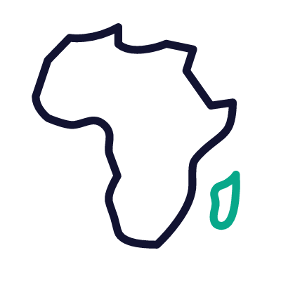 Africa, Animated Icon, Outline