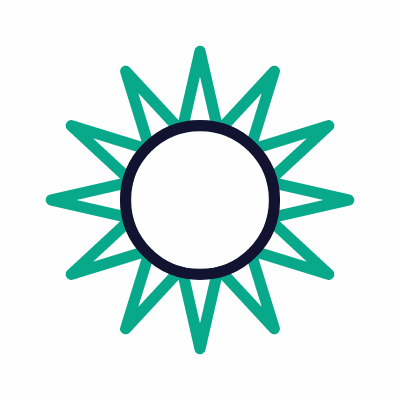 Taiwanese emblem, Animated Icon, Outline
