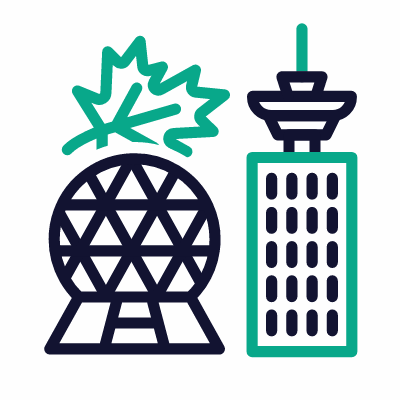 Vancouver, Animated Icon, Outline