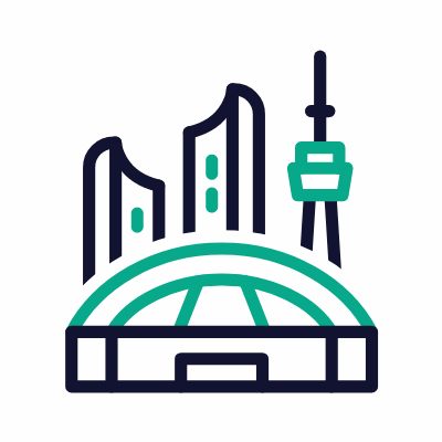Toronto, Animated Icon, Outline