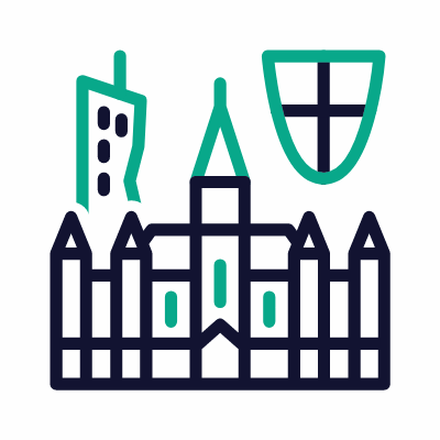 Vienna, Animated Icon, Outline