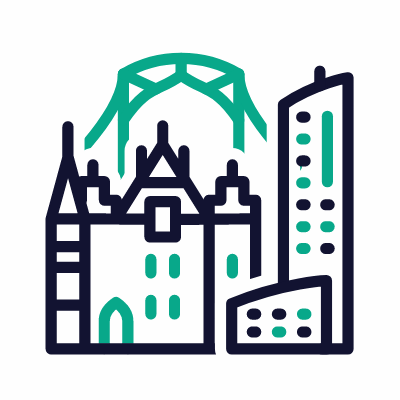 Wrocław, Animated Icon, Outline