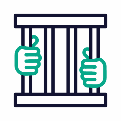 Jail, Animated Icon, Outline