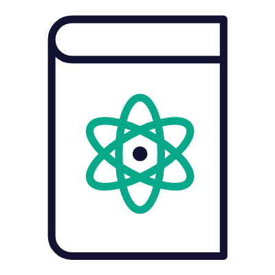 Physics Book, Animated Icon, Outline