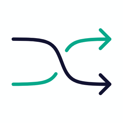 Arrow, Animated Icon, Outline