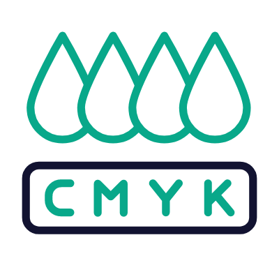 Cmyk, Animated Icon, Outline