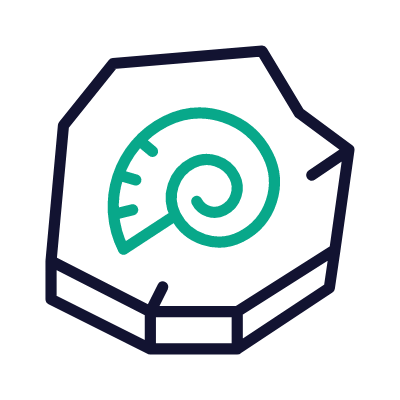 Fossil, Animated Icon, Outline