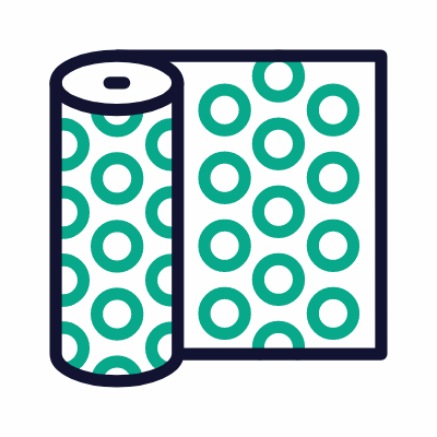 Bubble Wrap, Animated Icon, Outline