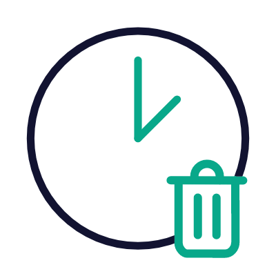 Wasting Time, Animated Icon, Outline