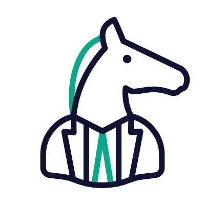 Horsehead, Animated Icon, Outline