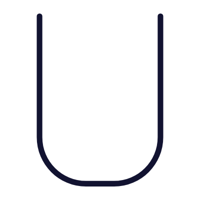 U, Animated Icon, Outline