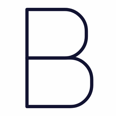 B, Animated Icon, Outline