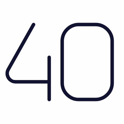 40, Animated Icon, Outline