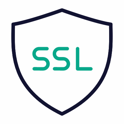 SSL Security, Animated Icon, Outline
