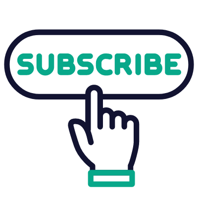 Subscribe Text, Animated Icon, Outline