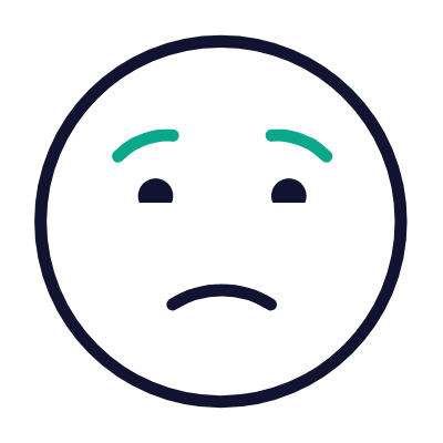 Sad emoji, Animated Icon, Outline