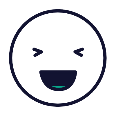LOL emoji, Animated Icon, Outline