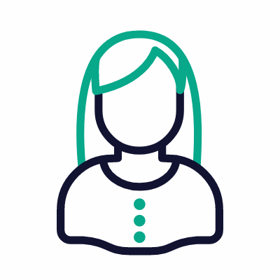 Woman, Animated Icon, Outline