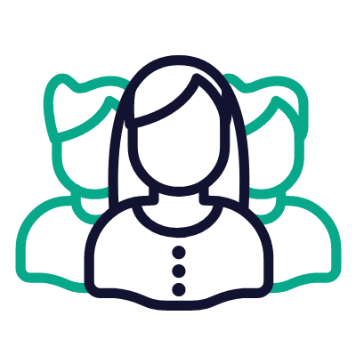 People 2, Animated Icon, Outline