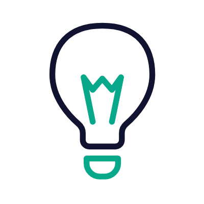 Bulb, Animated Icon, Outline