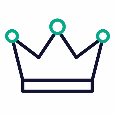 Crown, Animated Icon, Outline