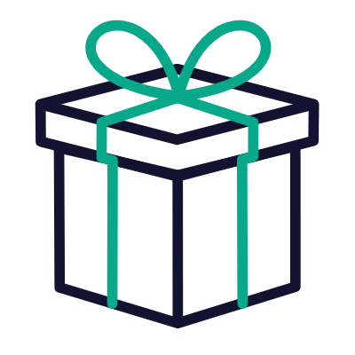 Gift, Animated Icon, Outline