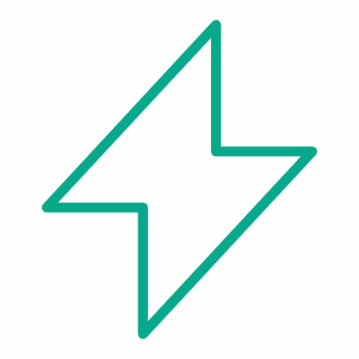 Electric power, Animated Icon, Outline