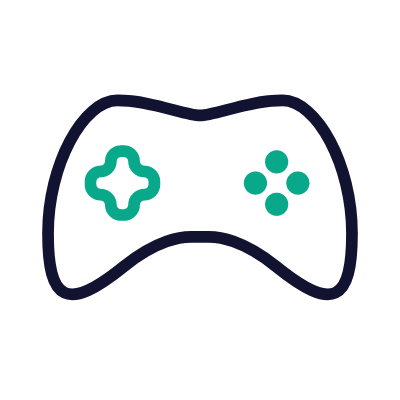 Game pad, Animated Icon, Outline