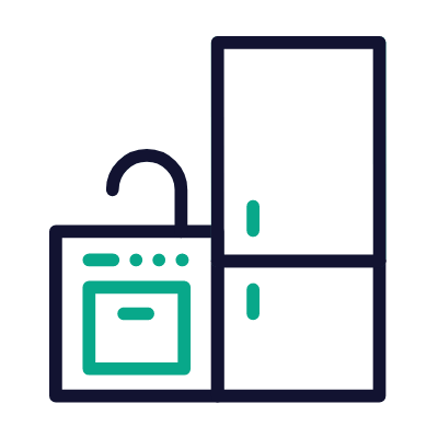 Kitchen, Animated Icon, Outline