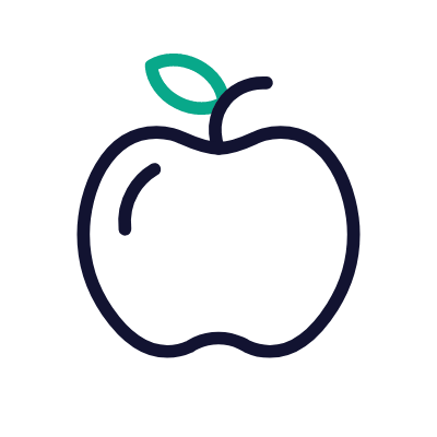 Apple, Animated Icon, Outline