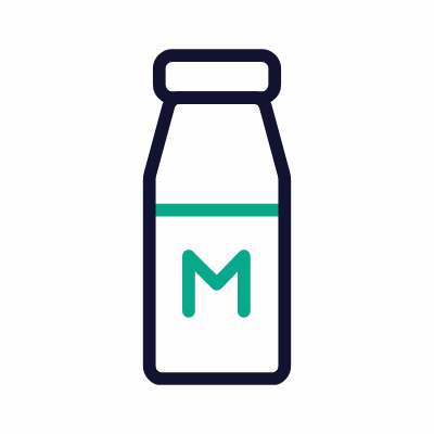 Milk, Animated Icon, Outline