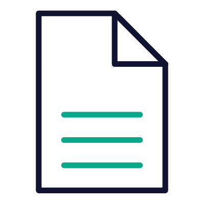 Document, Animated Icon, Outline