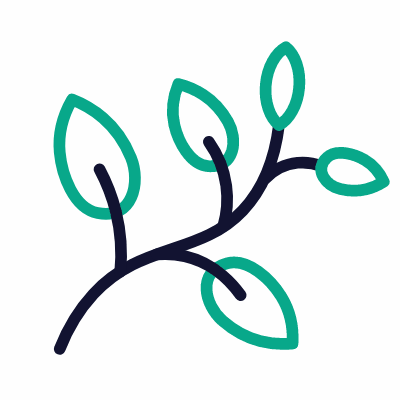 Herbs, Animated Icon, Outline
