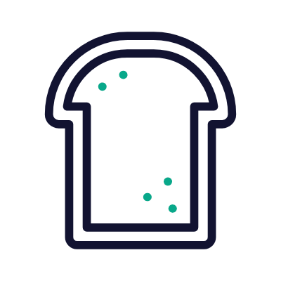 Bread, Animated Icon, Outline