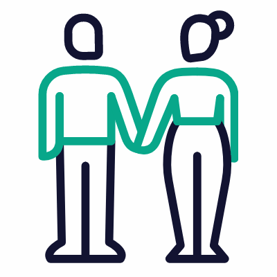 Couple, Animated Icon, Outline