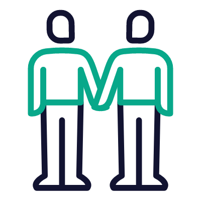 Couple, Animated Icon, Outline