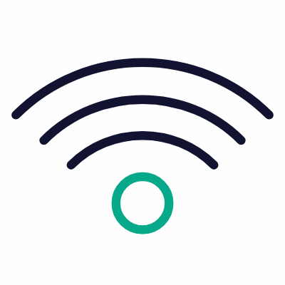 Wifi, Animated Icon, Outline