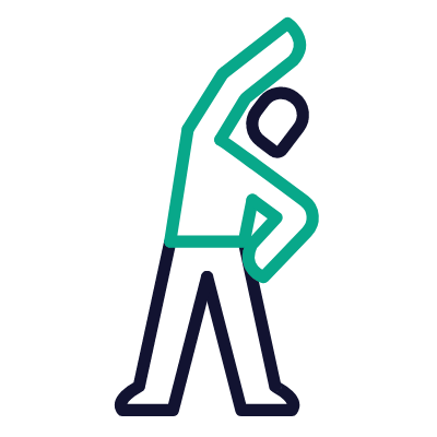 Stretch, Animated Icon, Outline