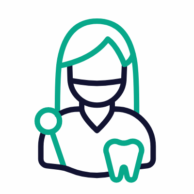 Dentist, Animated Icon, Outline